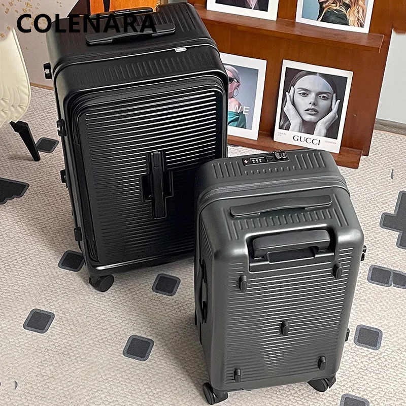 Мужской чемодан COLENARA, женский чемодан на колесиках большой вместимости, чехол из АБС-пластика + ПК, 22 "26" 30 дюймов, дорожная сумка на колесиках, студенческий чемодан 
Мужской чемодан COLENARA, женский чемодан на колесиках большой вместимости, чехол из АБС-пластика + ПК, 22 "26" 30 дюймов, дорожная сумка на колесиках, студенческий чемодан