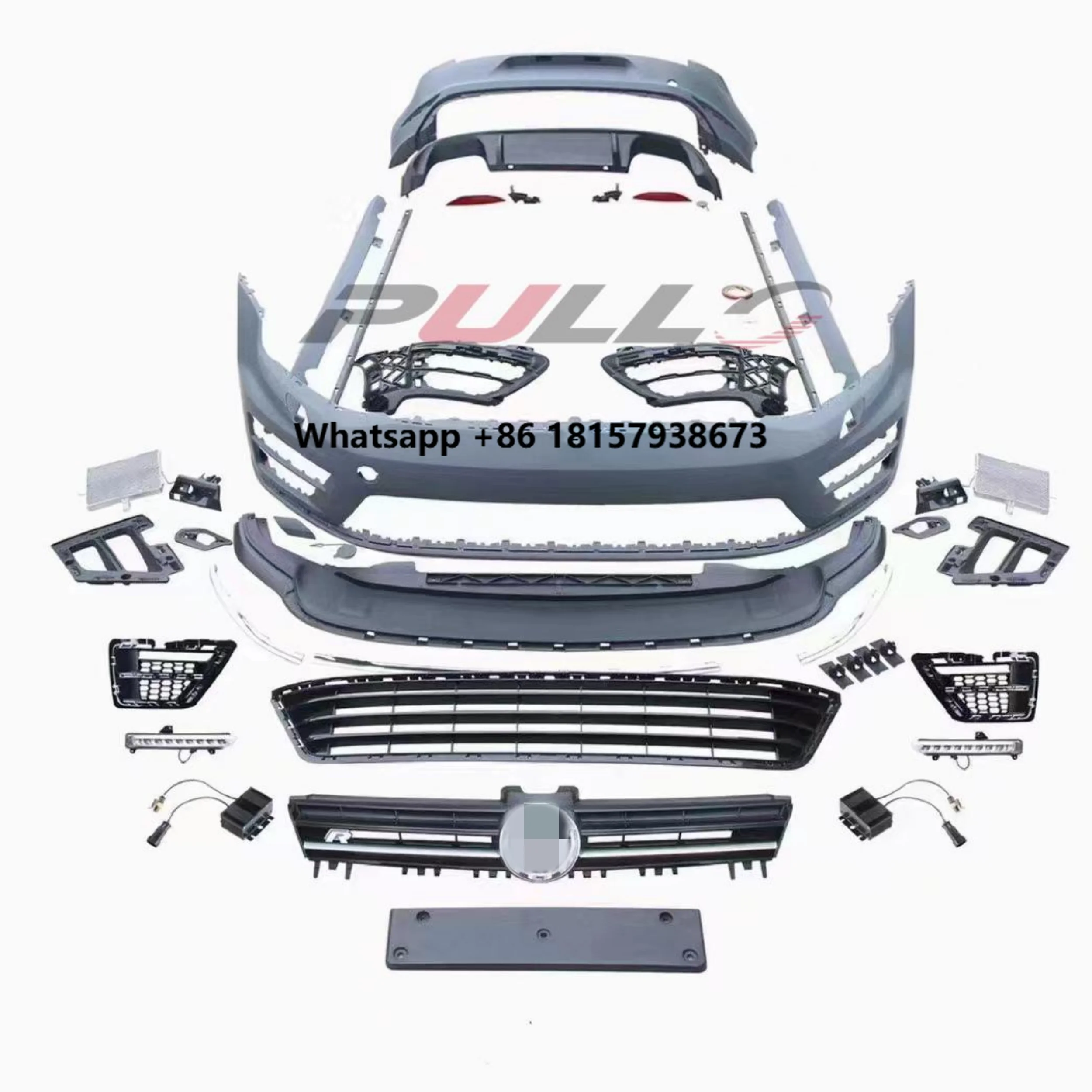 car bumpers modified for VW Golf 7 upgrade to Golf 7 R style bumpers side skirts
car bumpers modified for VW Golf 7 upgrade to Golf 7 R style bumpers side skirts