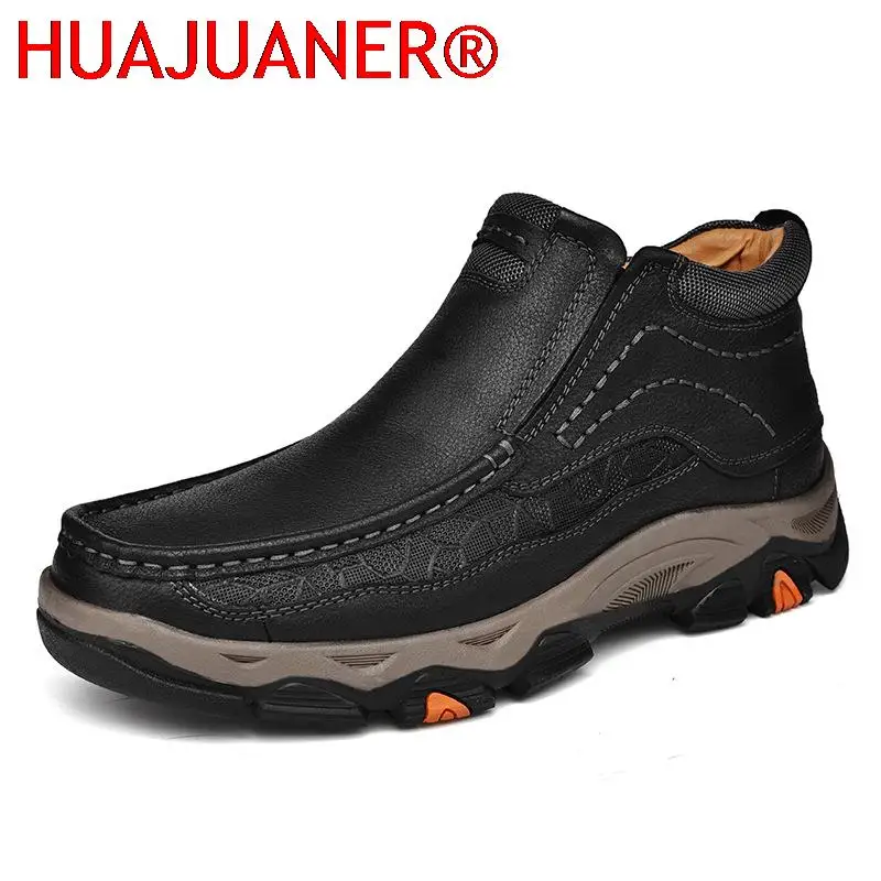 Men's Autumn Shoes Genuine Leather Men Boots Mens Slip on Outdoor Shoes Men Sneakers Ankle Boots New Desert Combat Army Boots
Men's Autumn Shoes Genuine Leather Men Boots Mens Slip on Outdoor Shoes Men Sneakers Ankle Boots New Desert Combat Army Boots