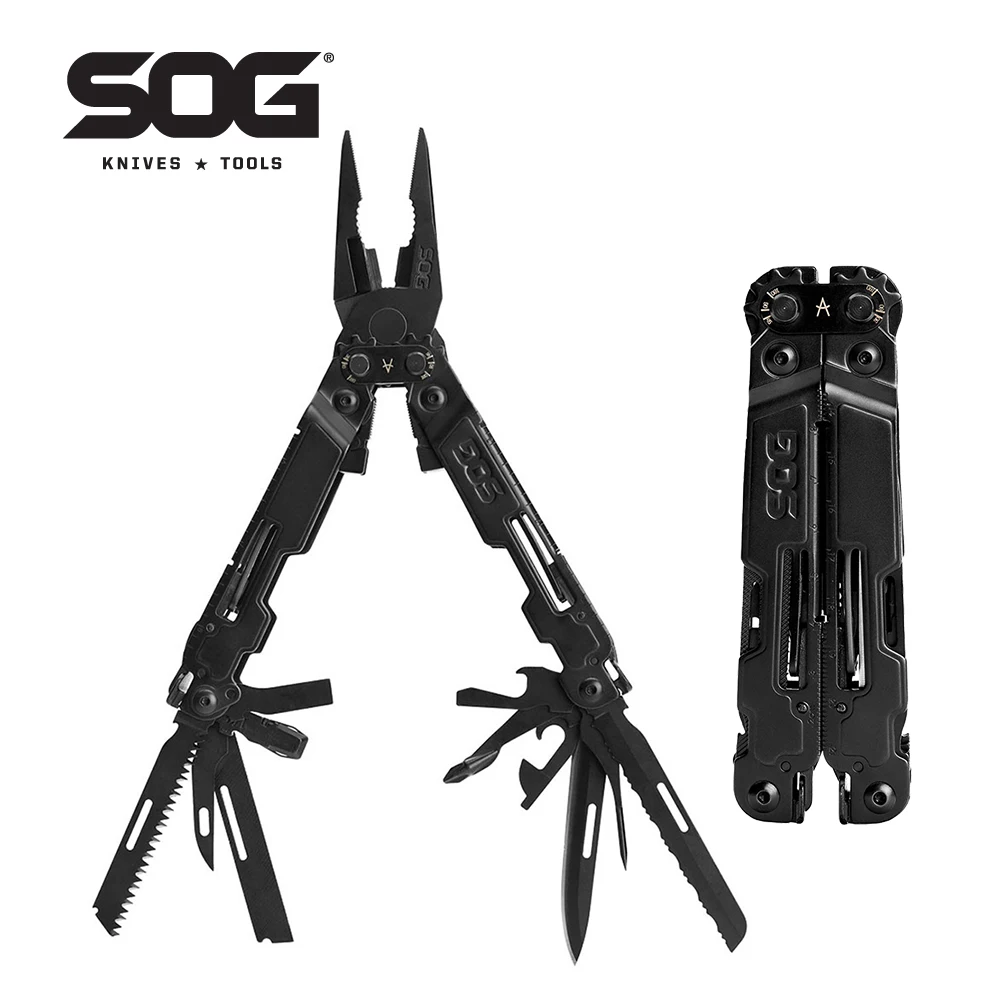SOG 21 in 1 Professional Multitool W/ Saw, Screwdriver Sets, Folding Knife, EDC Multifunctional Pliers Hand Tools Tactical Gear
SOG 21 in 1 Professional Multitool W/ Saw, Screwdriver Sets, Folding Knife, EDC Multifunctional Pliers Hand Tools Tactical Gear