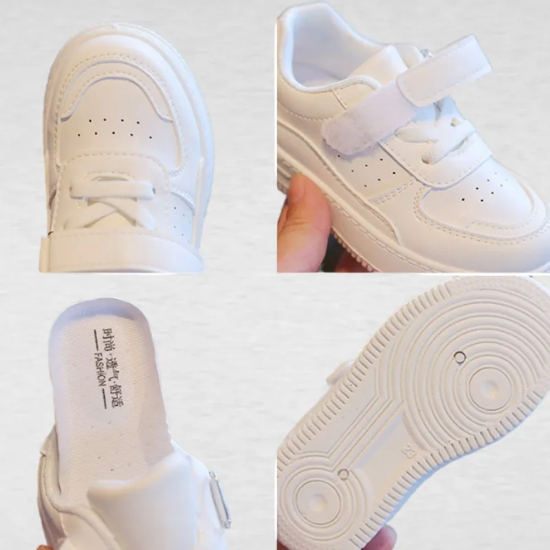 2026 Autumn New Boys Girls Low cut Sports Leisure Board Shoes, Leather Surface Soft Bottom Anti slip Baby Shoes Black 21-30
2026 Autumn New Boys Girls Low cut Sports Leisure Board Shoes, Leather Surface Soft Bottom Anti slip Baby Shoes Black 21-30