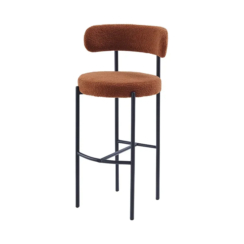 Nordic Bar Chair Home High Stool Stylish Front Desk Modern Simple Backrest Bar Chair
Nordic Bar Chair Home High Stool Stylish Front Desk Modern Simple Backrest Bar Chair