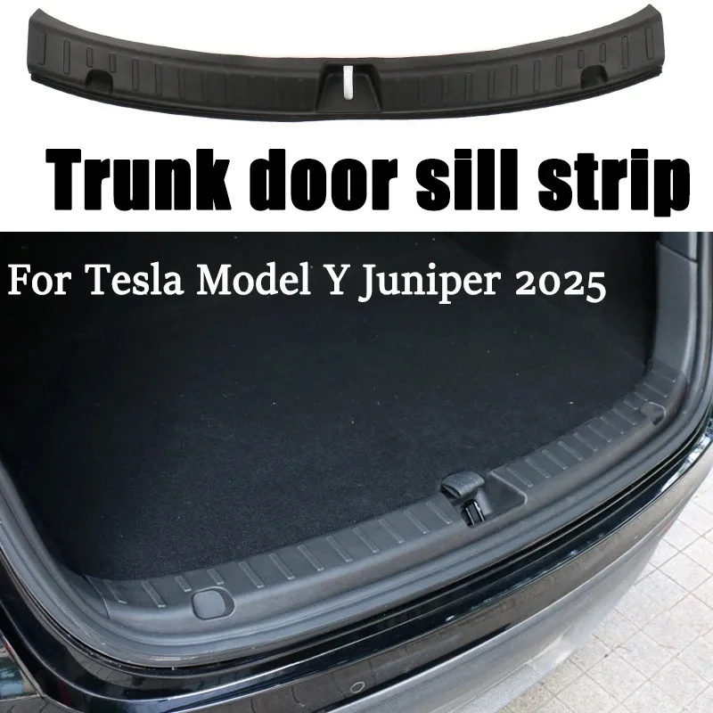 Trunk Threshold Bar Guard Plate for Tesla Model Y Juniper 2025 2026 TPE Side Protective Cover Door Sill Plate Car Accessories
Trunk Threshold Bar Guard Plate for Tesla Model Y Juniper 2025 2026 TPE Side Protective Cover Door Sill Plate Car Accessories