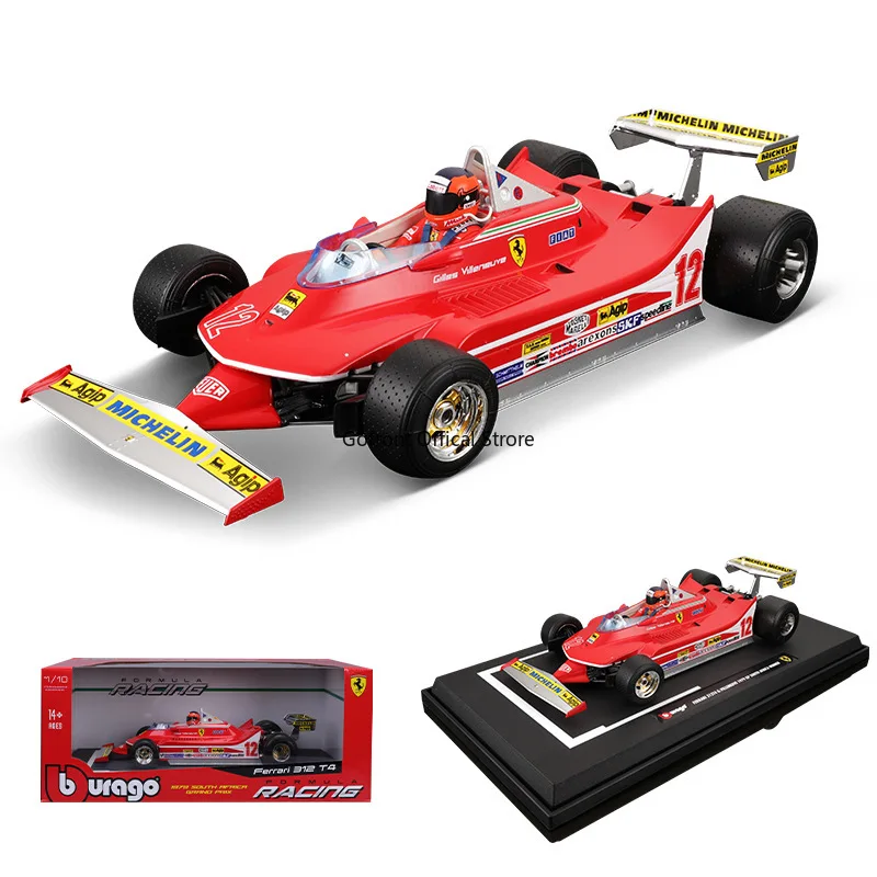 Bburago 1:18 Scale 2025 Ferrari 312 T4 racing F1 Alloy Car Model Finished Collection Souvenir Decoration Gift Static Display
Bburago 1:18 Scale 2025 Ferrari 312 T4 racing F1 Alloy Car Model Finished Collection Souvenir Decoration Gift Static Display