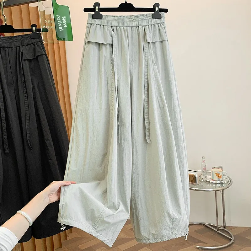 Ladies plus Size Harem Pants Wide Leg Loose Trousers Casual Drapey Elastic Waist Straight Cut Summer New Style from China
Ladies plus Size Harem Pants Wide Leg Loose Trousers Casual Drapey Elastic Waist Straight Cut Summer New Style from China