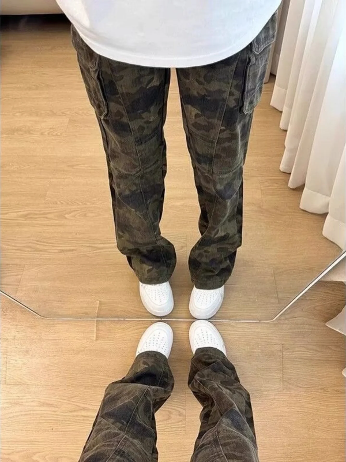 Camouflage Straight Leg High Waist Slim Fit Men's Jeans American Style Cleanfit Workwear Trousers Autumn Season Casual Pants
Camouflage Straight Leg High Waist Slim Fit Men's Jeans American Style Cleanfit Workwear Trousers Autumn Season Casual Pants