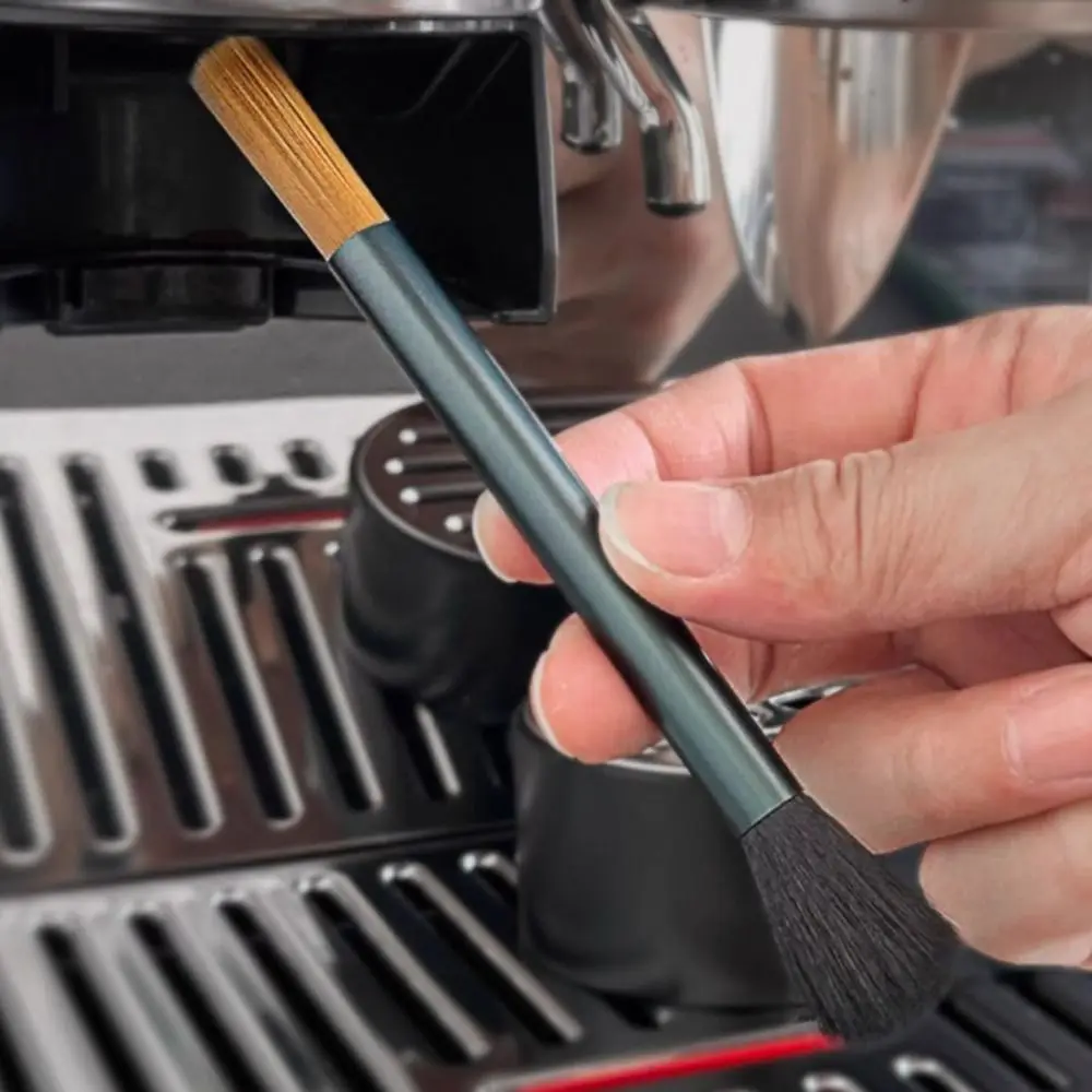 Double Head Coffee Grinder Cleaning Brush Aluminum Handle Soft &Hard Bristle Coffee Powder Cleaning Brush Durable 
Double Head Coffee Grinder Cleaning Brush Aluminum Handle Soft &Hard Bristle Coffee Powder Cleaning Brush Durable