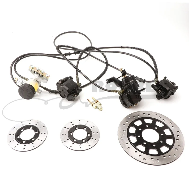 Hydraulic Rear Brake Calipers Pad Assembly System & brake disc for Go kart part 150cc 250cc ATV Quad Dirt Bike Dune Buggy
Hydraulic Rear Brake Calipers Pad Assembly System & brake disc for Go kart part 150cc 250cc ATV Quad Dirt Bike Dune Buggy