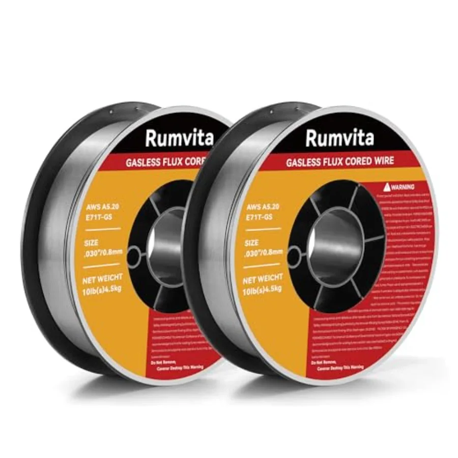Flux Core Welding Wire.035, E71T-GS 035" -Diameter Flux Core Mig Wire, 10-Pound Strong ABS Plastic Spool with Low Splatter Weld
Flux Core Welding Wire.035, E71T-GS 035" -Diameter Flux Core Mig Wire, 10-Pound Strong ABS Plastic Spool with Low Splatter Weld