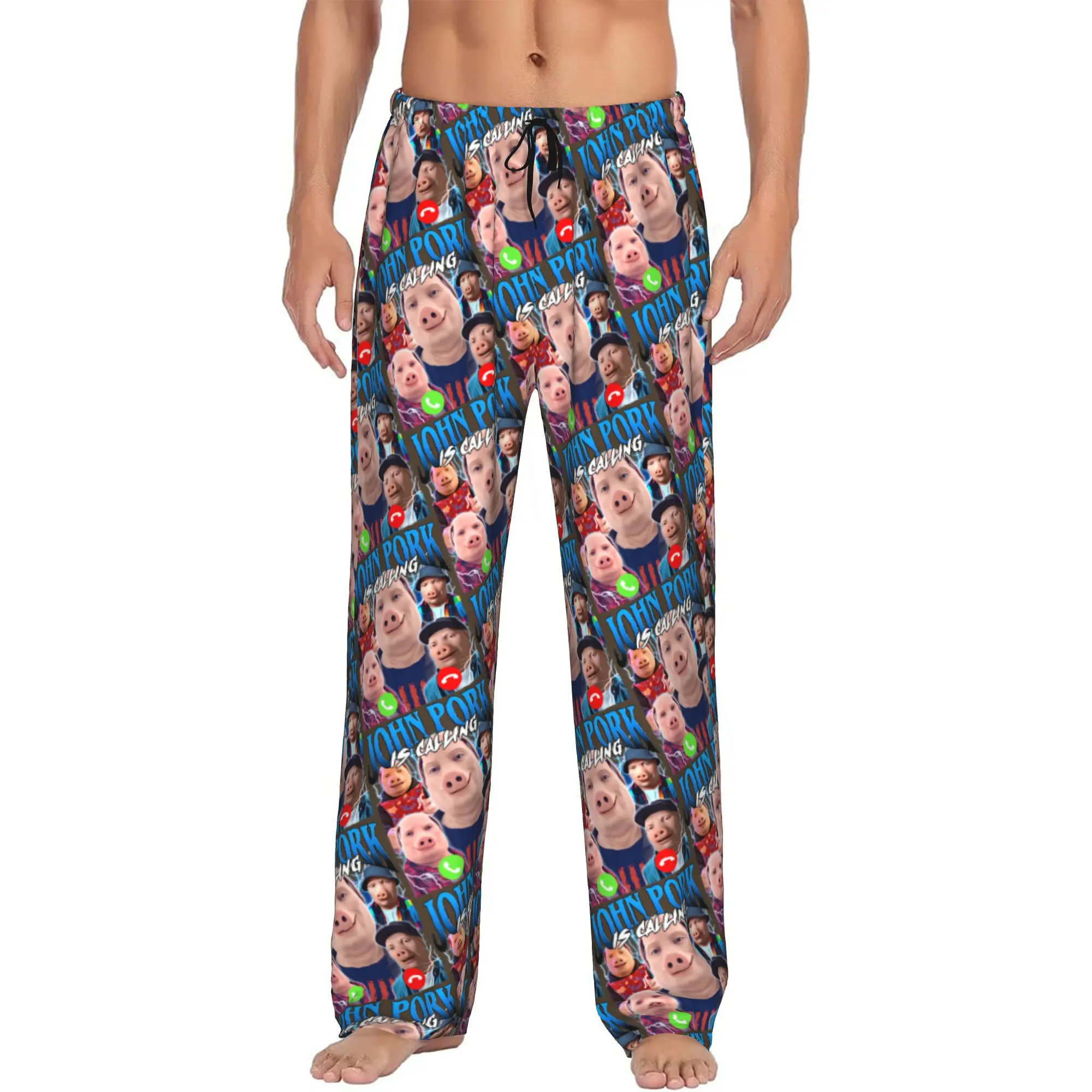 Custom Print John pork is calling Pajama Pants for Men Funny Pig Sleep Sleepwear Bottoms with Pockets
Custom Print John pork is calling Pajama Pants for Men Funny Pig Sleep Sleepwear Bottoms with Pockets