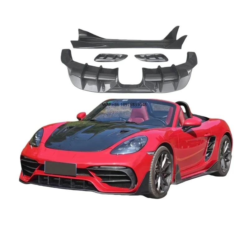 Suitable for 718 Body Kit, Carbon Fiber Upgrade Accessories, and Complete Vehicle Exterior Kit
Suitable for 718 Body Kit, Carbon Fiber Upgrade Accessories, and Complete Vehicle Exterior Kit