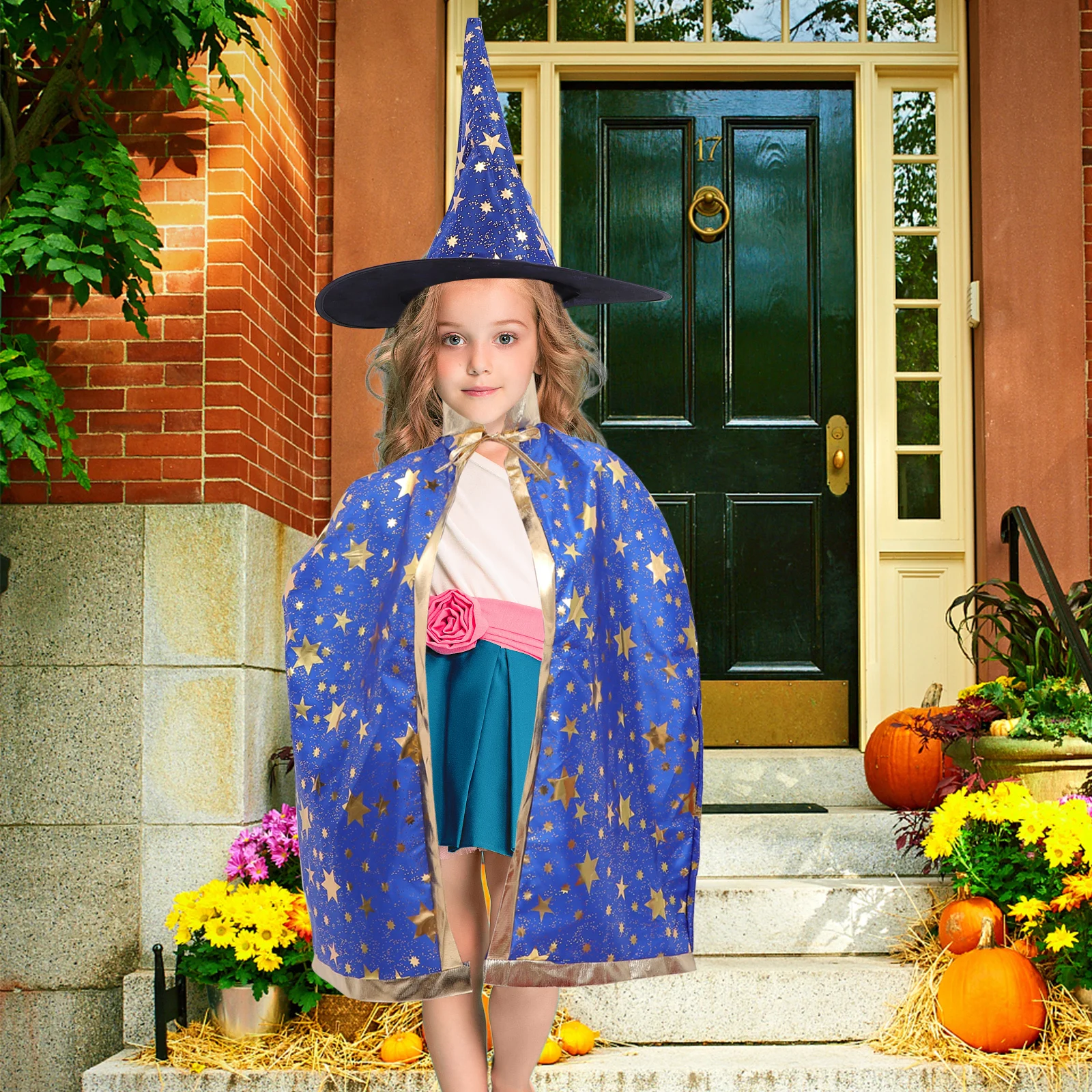 Witch Costume Cosplay Costumes Halloween Cloak with Bag Outfits for Cape Hat Wizard Caps
Witch Costume Cosplay Costumes Halloween Cloak with Bag Outfits for Cape Hat Wizard Caps