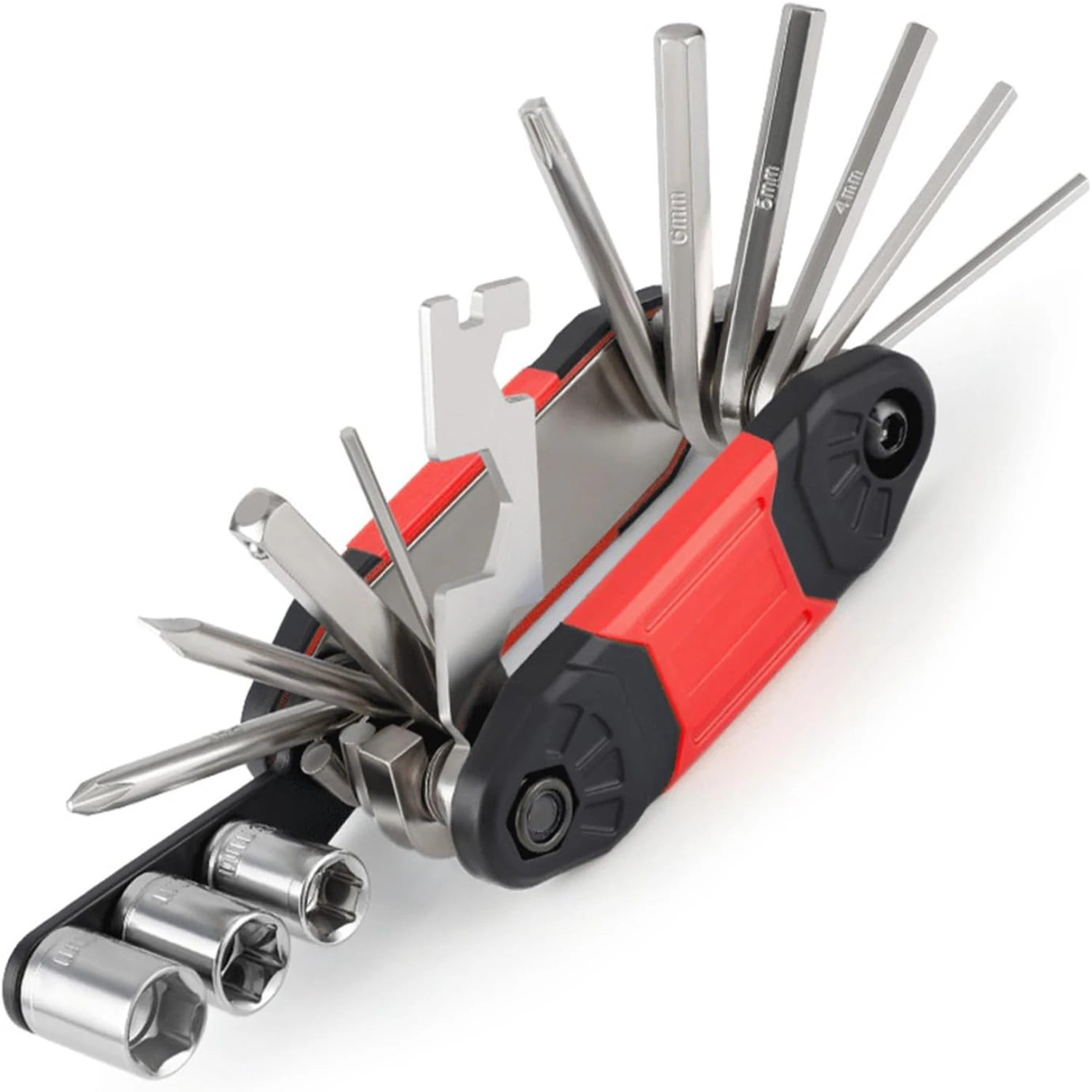 Convenient, easy-to-use, and professional 16-in-1 Foldable Bikes Mechanic Repair Tool Kit - An essential and versatile gear for
Convenient, easy-to-use, and professional 16-in-1 Foldable Bikes Mechanic Repair Tool Kit - An essential and versatile gear for