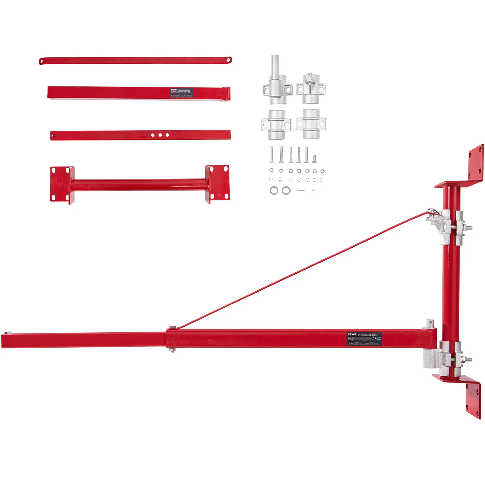 SucceBuy Electric Hoist Support Arm Swing Holder with Pole Steel Hoist Frame 180° Scaffold Winch Lifting Arm for Workshop Garage
SucceBuy Electric Hoist Support Arm Swing Holder with Pole Steel Hoist Frame 180° Scaffold Winch Lifting Arm for Workshop Garage