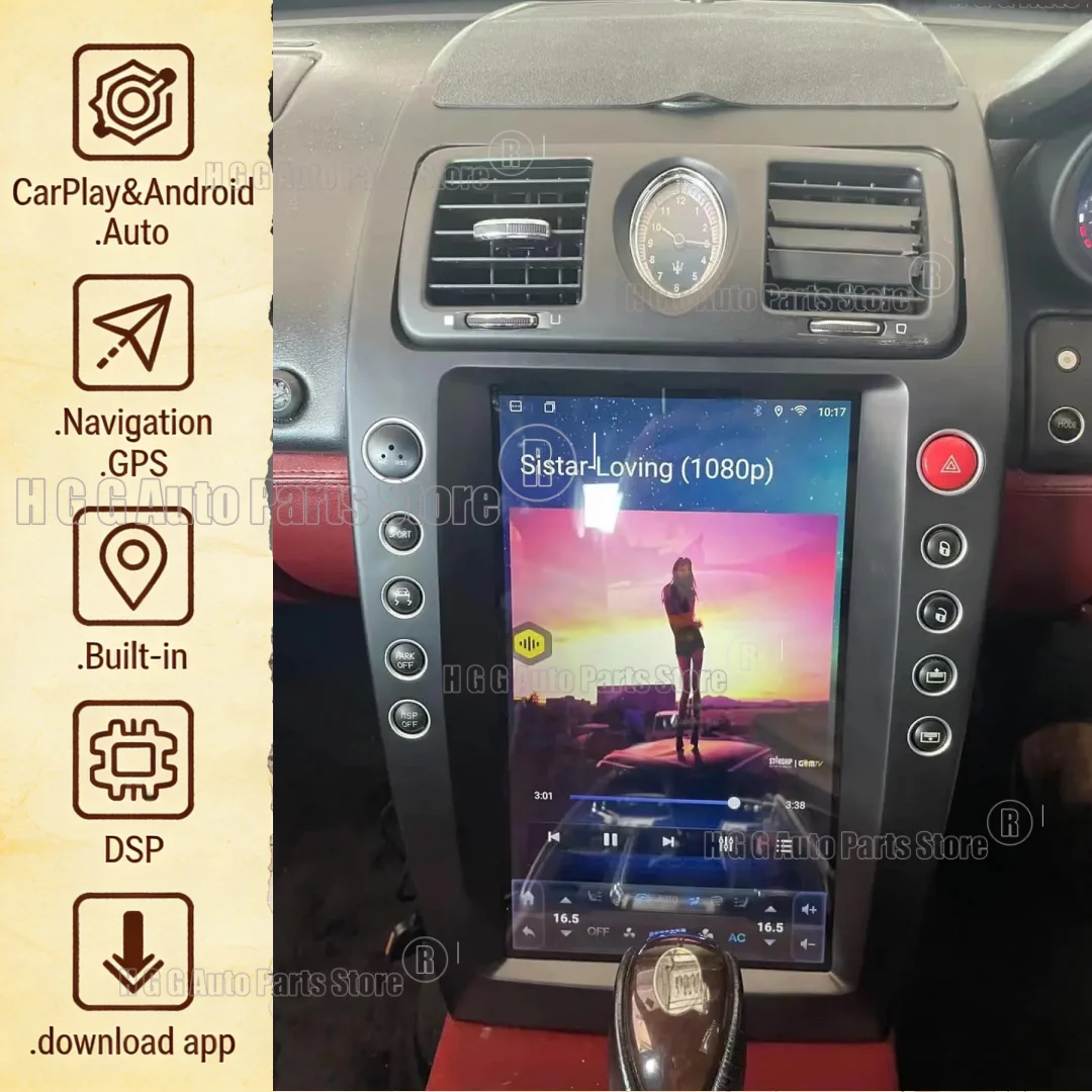 13,9-дюймовый Android-экран для автомобильной магнитолы MZ для Maserati Quattroporte 2004-2012, навигация, беспроводной CarPlay, GPS-плеер, стерео, мультимедиа
13,9-дюймовый Android-экран для автомобильной магнитолы MZ для Maserati Quattroporte 2004-2012, навигация, беспроводной CarPlay, GPS-плеер, стерео, мультимедиа