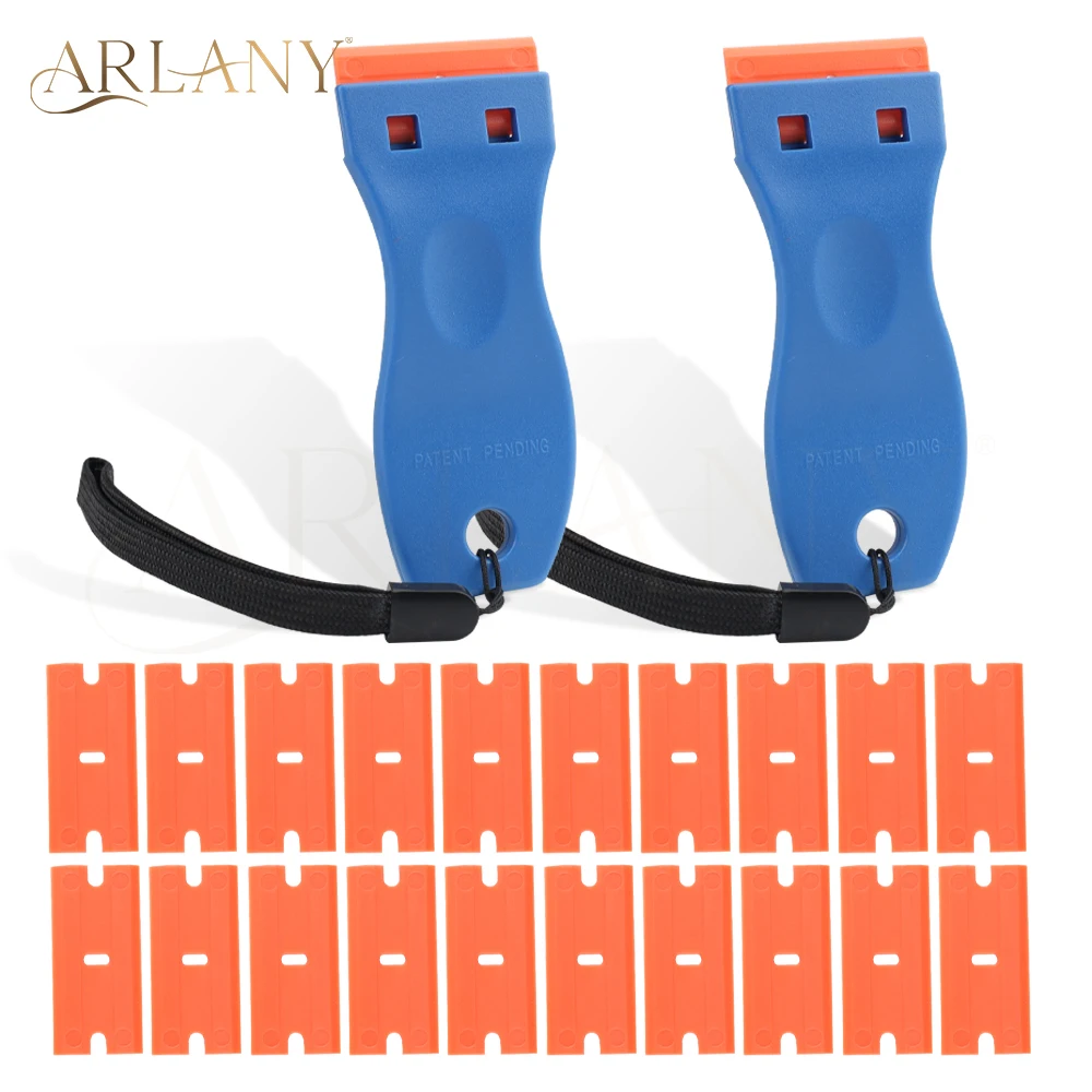 Набор из 2 пластиковых скребков ARLANY с дополнительными лезвиями и шнурком для снятия этикеток
Набор из 2 пластиковых скребков ARLANY с дополнительными лезвиями и шнурком для снятия этикеток