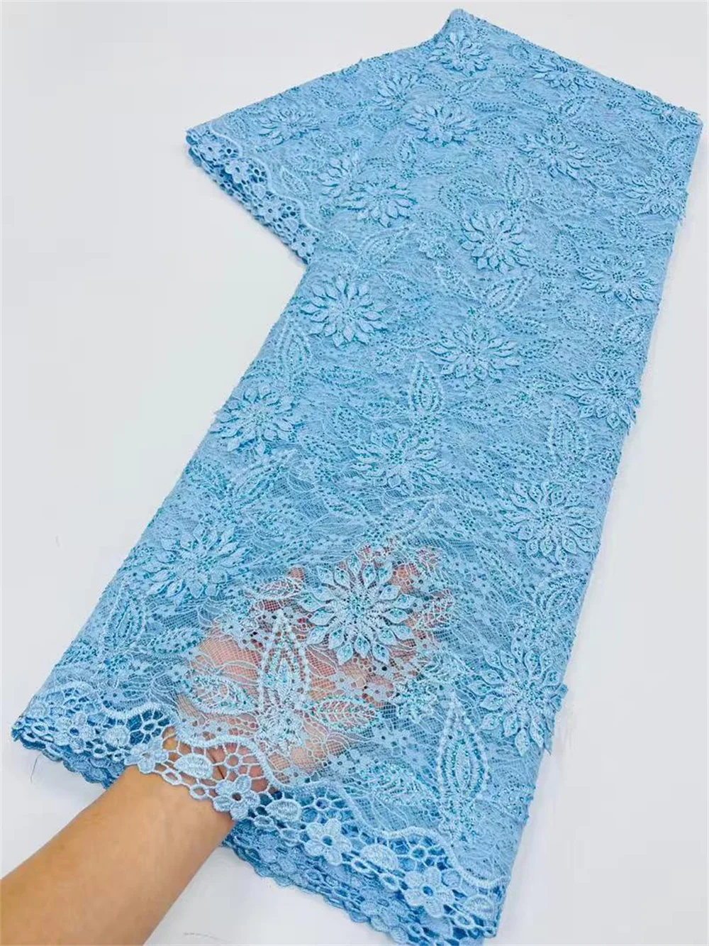 New White African Mesh Stones Lace Fabric 5Yards High Quality Nigerian French Mesh Lace Fabric For Wedding Dress Sewing Hm280-1
New White African Mesh Stones Lace Fabric 5Yards High Quality Nigerian French Mesh Lace Fabric For Wedding Dress Sewing Hm280-1