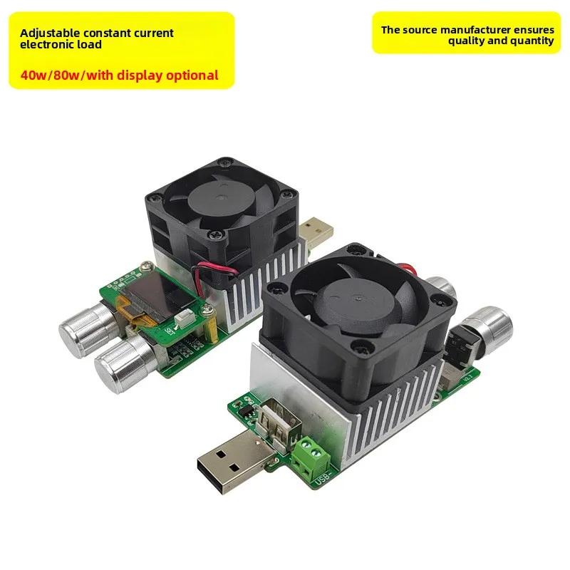 Adjustable Constant Current Electronic Load80W40WDigital Display Charging Burn-in ResistorUSBPower Detector
Adjustable Constant Current Electronic Load80W40WDigital Display Charging Burn-in ResistorUSBPower Detector