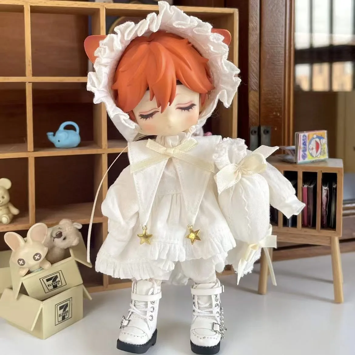(customization 30day)BJD doll clothes suitable for 1/12 size white set clothes set doll accessories (4 points)
(customization 30day)BJD doll clothes suitable for 1/12 size white set clothes set doll accessories (4 points)