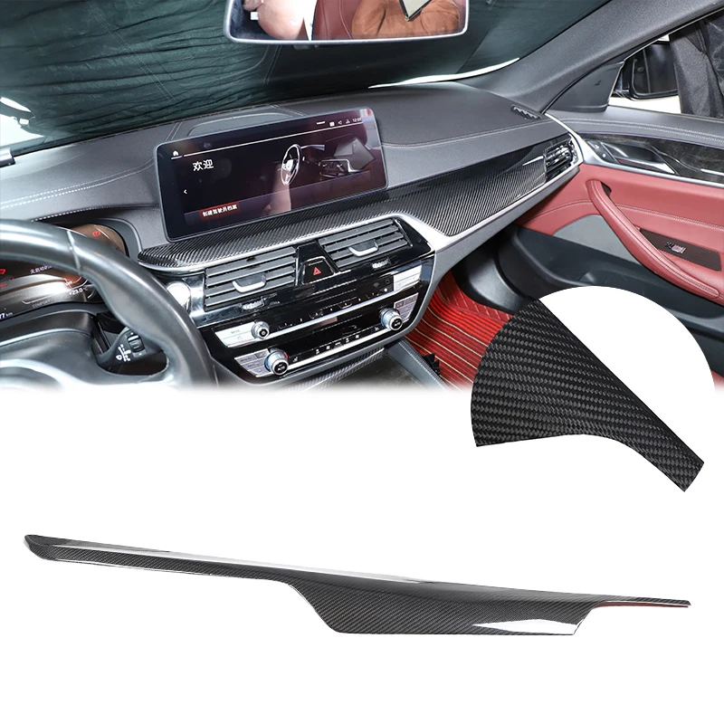 Для BMW 5 серии G30 G38/18-21 6 серии GT G32 2017-2023 гг. Декоративная панель приборной панели из настоящего углеродного волокна Аксессуары для салона автомобиля
Для BMW 5 серии G30 G38/18-21 6 серии GT G32 2017-2023 гг. Декоративная панель приборной панели из настоящего углеродного волокна Аксессуары для салона автомобиля