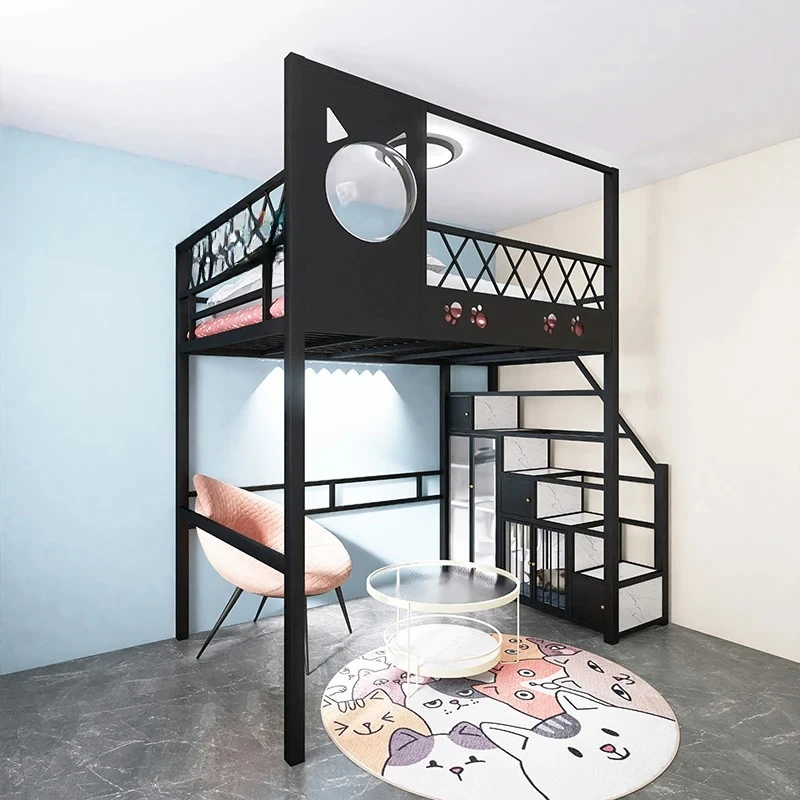 Budget-friendly duplex second floor pet children elevated bed cat nest design multi-functional space saving solid wood loft bed
Budget-friendly duplex second floor pet children elevated bed cat nest design multi-functional space saving solid wood loft bed