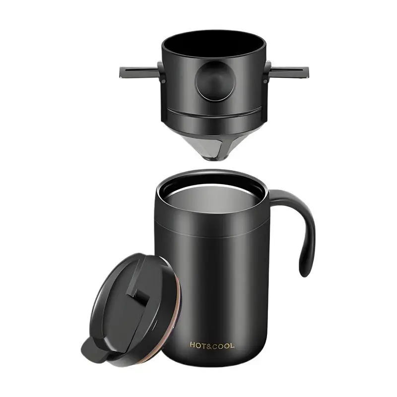 Insulated Travel Coffee Mug Stainless Steel Travel Coffee Cup Reusable Double-Wall Vacuum Bottle With Leak-Proof Lid Portable
Insulated Travel Coffee Mug Stainless Steel Travel Coffee Cup Reusable Double-Wall Vacuum Bottle With Leak-Proof Lid Portable
