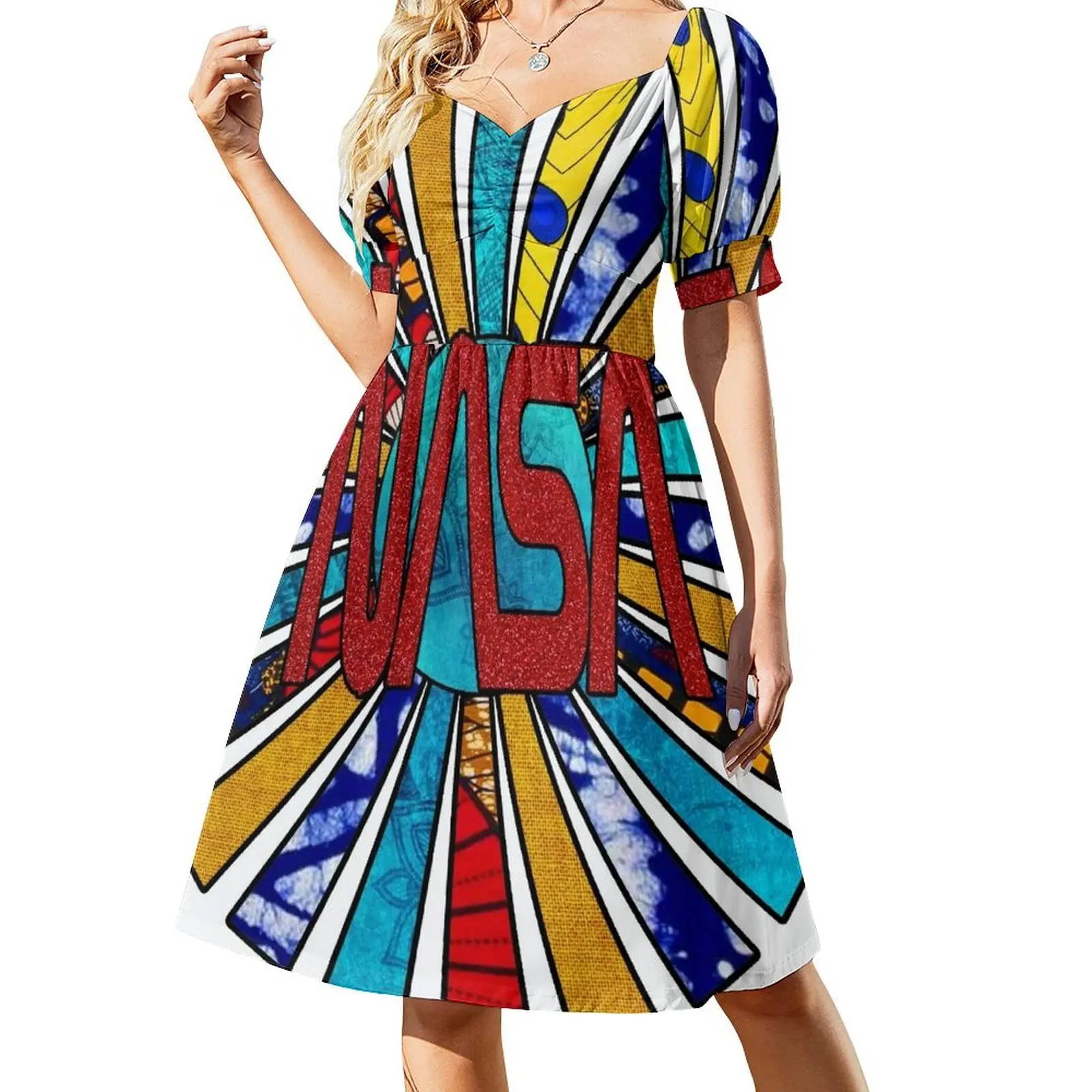 NASA Retro Sun Rays Design Short-Sleeved Dress women's elegant loose dresses womens clothing clothes
NASA Retro Sun Rays Design Short-Sleeved Dress women's elegant loose dresses womens clothing clothes