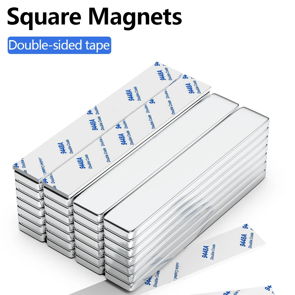 Neodymium Magnet Block with Double-Sided Tape | Strong Self-Adhesive Manget for DIY, Crafts, Home, and Office Organization
Neodymium Magnet Block with Double-Sided Tape | Strong Self-Adhesive Manget for DIY, Crafts, Home, and Office Organization
