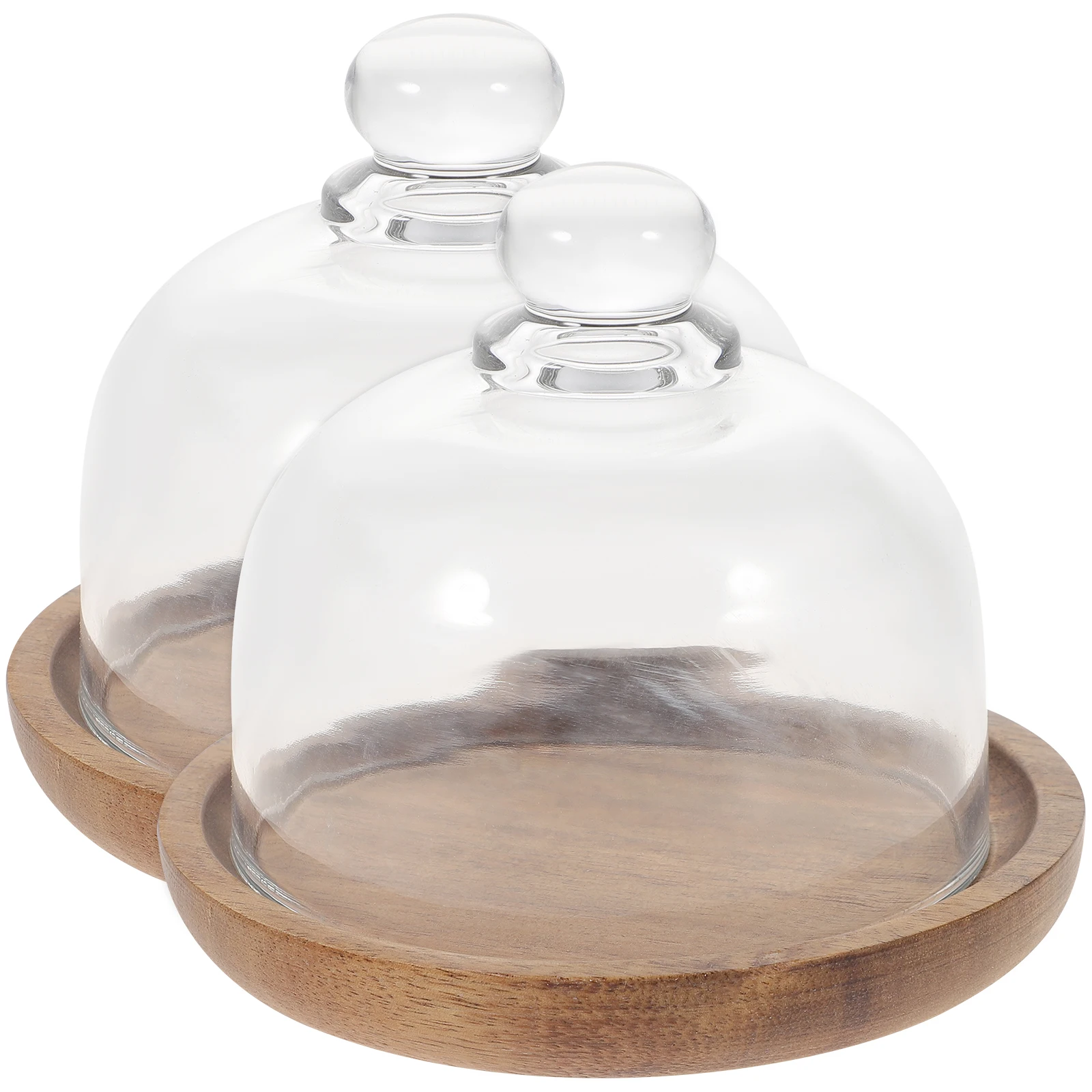 2 Sets Cake Carriers Small Covered Platter Dessert Plates Rustic Decor Container with Lid Mini
2 Sets Cake Carriers Small Covered Platter Dessert Plates Rustic Decor Container with Lid Mini