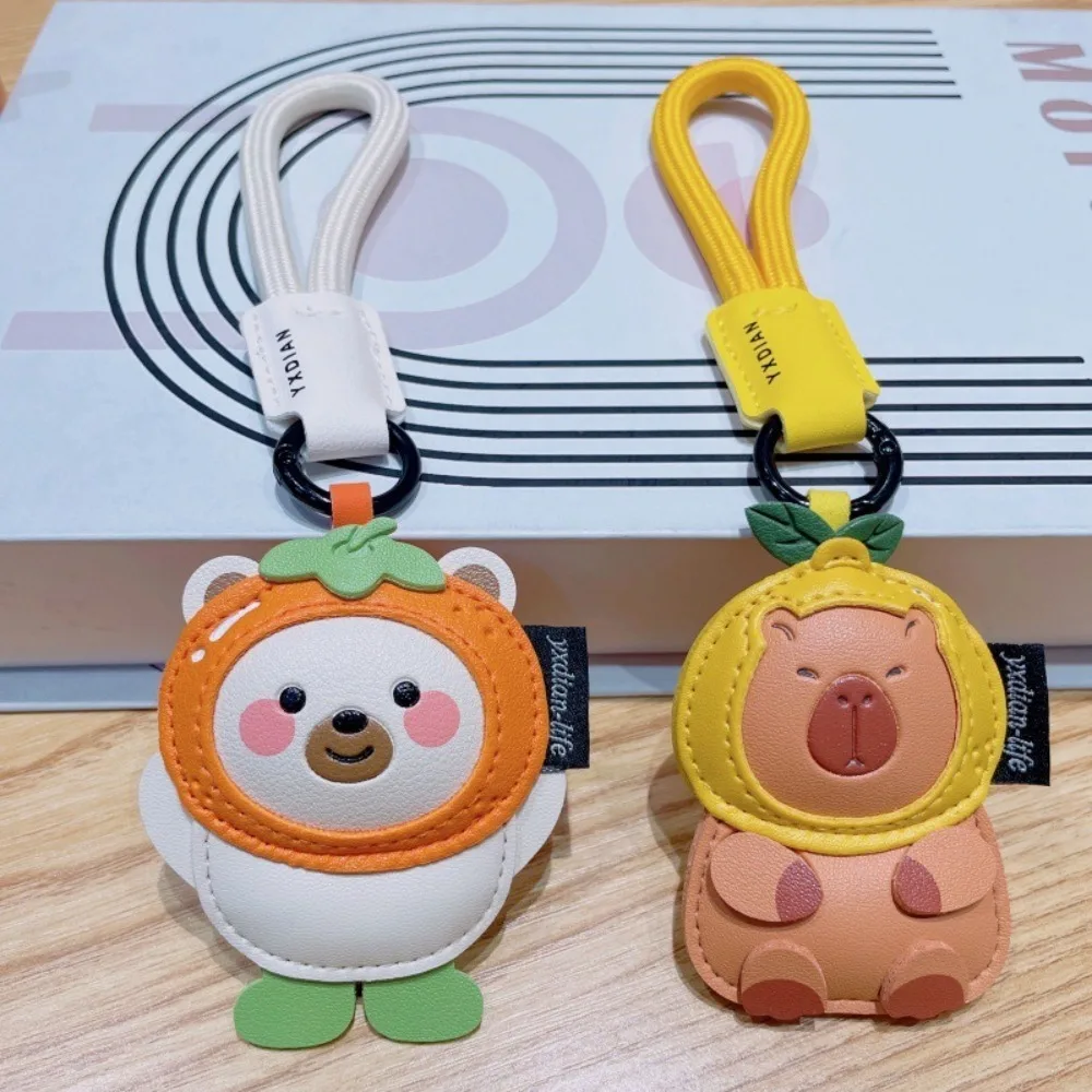 Fashion Bear Kapybara Keychain Animal Doll Cartoon Key Holder Key Lanyard Anti-lost PU Leather Key Rings Ladies
Fashion Bear Kapybara Keychain Animal Doll Cartoon Key Holder Key Lanyard Anti-lost PU Leather Key Rings Ladies