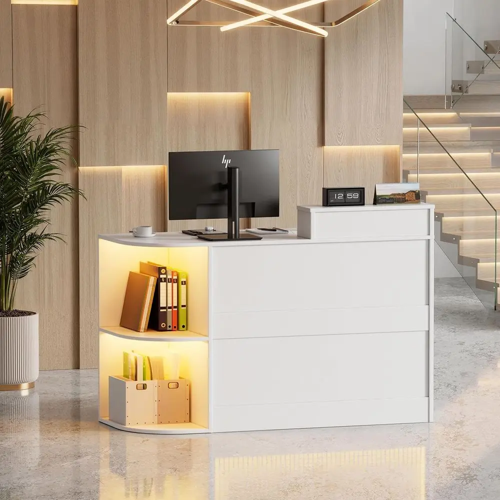 Retion Desk with Counter or Retail & Checkout,ern Retion Counter with LED Lights,Ders,Open Shelves,Retail Counter with Storage o
Retion Desk with Counter or Retail & Checkout,ern Retion Counter with LED Lights,Ders,Open Shelves,Retail Counter with Storage o