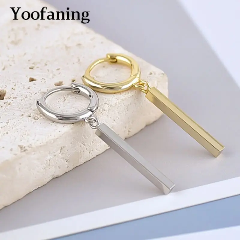 925 Sterling Silver Needle Casual Simple Vertical Bar Pendant Plain Hoop Earrings Women's Classic Fashion Earrings Ear Jewelry
925 Sterling Silver Needle Casual Simple Vertical Bar Pendant Plain Hoop Earrings Women's Classic Fashion Earrings Ear Jewelry