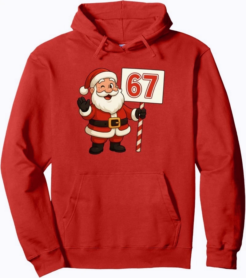 Funny 67 Santa Fans Pullover Hoodie Christmas 6 7 Sweatshirt Hoodie Funny Pattern Sweater Thermal Shirt Thermal Shirt
Funny 67 Santa Fans Pullover Hoodie Christmas 6 7 Sweatshirt Hoodie Funny Pattern Sweater Thermal Shirt Thermal Shirt