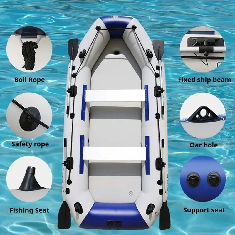 1.8mm PVC Inflatable Boat & V-Hull Dinghy with Motor Options (Electric/ ), Heavy-Duty Reinforced Polyester Layer for Fishing
1.8mm PVC Inflatable Boat & V-Hull Dinghy with Motor Options (Electric/ ), Heavy-Duty Reinforced Polyester Layer for Fishing