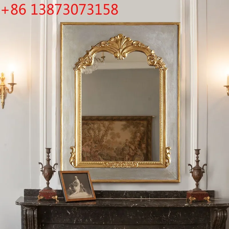 French carved entry wall hanging light luxury living room dining room background wall decorative mirror
French carved entry wall hanging light luxury living room dining room background wall decorative mirror