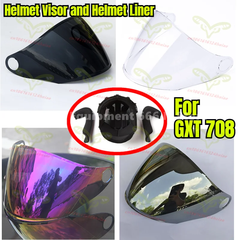 Original GXT 708 Helmet Lens,Helmet Liner,Color Visor,GXT 708 HELMETS Replacement Accessories
Original GXT 708 Helmet Lens,Helmet Liner,Color Visor,GXT 708 HELMETS Replacement Accessories