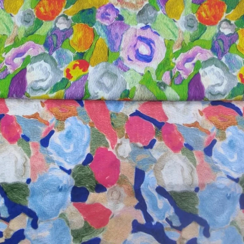 145x50cm Cotton Digital Printing Color Oil Painting Poplin Fabric, Making Women's Clothes Girl's Dress Blouse Sewing Cloth
145x50cm Cotton Digital Printing Color Oil Painting Poplin Fabric, Making Women's Clothes Girl's Dress Blouse Sewing Cloth