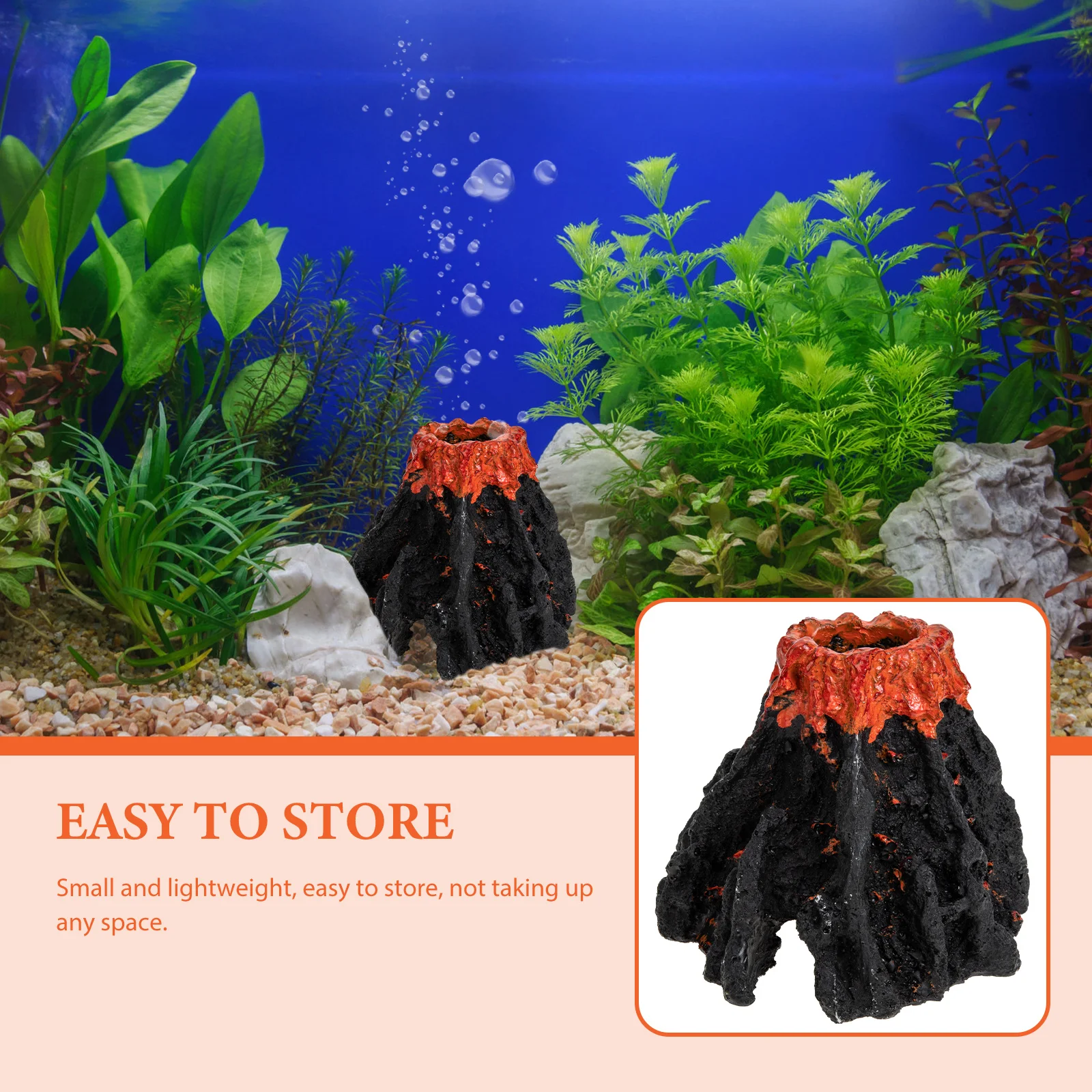 Resin Volcano Decor for Fish Tank Aquarium Artificial Rockery Ornament Simulation Volcano Landscape Energy Boosting Habitat
Resin Volcano Decor for Fish Tank Aquarium Artificial Rockery Ornament Simulation Volcano Landscape Energy Boosting Habitat