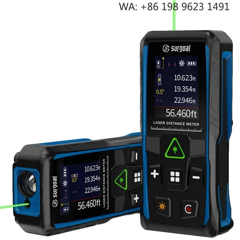 Multifunctional 100m Green Rangefinder Color Screen Vibration Level Construction Survey Distance
Multifunctional 100m Green Rangefinder Color Screen Vibration Level Construction Survey Distance
