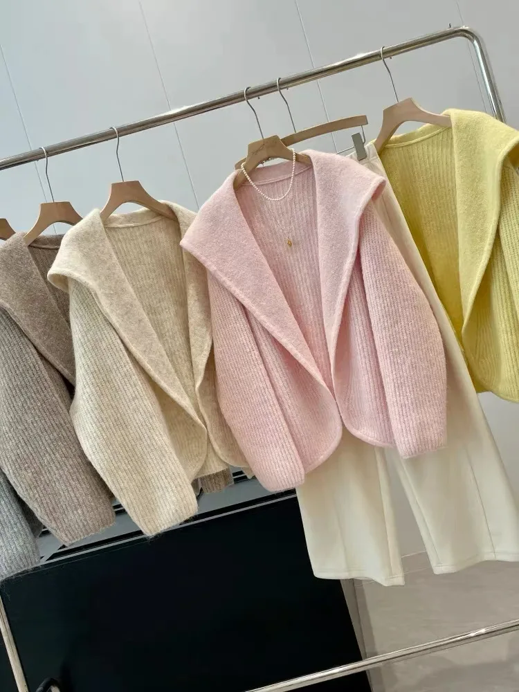 Red Popularity Store 179 Lazy Style Thickened Hooded Knitted Open Cardigan Loose Slimming Versatile Sweater Jacket for Women
Red Popularity Store 179 Lazy Style Thickened Hooded Knitted Open Cardigan Loose Slimming Versatile Sweater Jacket for Women