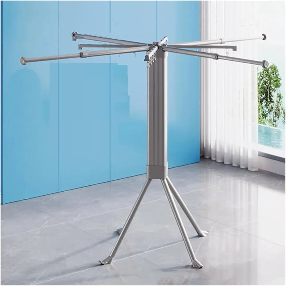 Прочная сушилка для одежды на 4 ножках, прочная для использования в помещении и на открытом воздухе, компактная портативная конструкция (цвет 1, стиль 2)
Прочная сушилка для одежды на 4 ножках, прочная для использования в помещении и на открытом воздухе, компактная портативная конструкция (цвет 1, стиль 2)