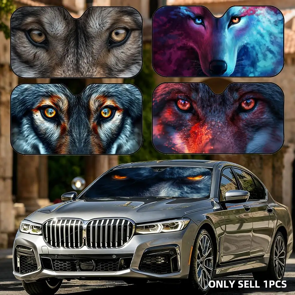 Angry Wolf Eyes Sun Visor Foldable Aluminum Foil Car Windshield Sun Shade - UV Protection & Heat Insulation Visor
Angry Wolf Eyes Sun Visor Foldable Aluminum Foil Car Windshield Sun Shade - UV Protection & Heat Insulation Visor