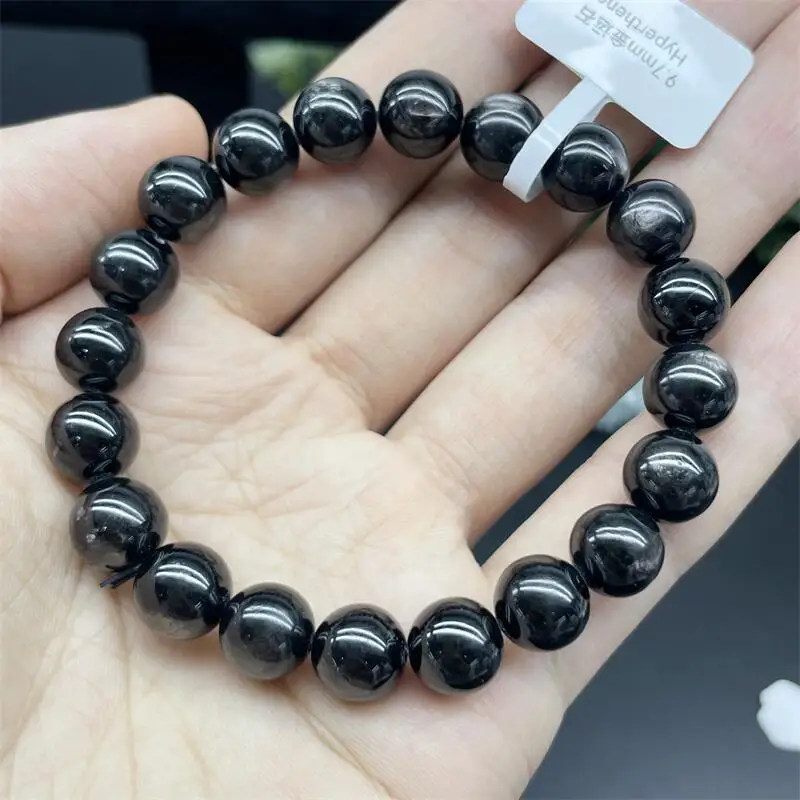 9.5MM Natural Hypersthene Bracelet Handmade Round Beads Bracelets Couple Energy Yoga Bracelet Men Women Jewelry 1pcs
9.5MM Natural Hypersthene Bracelet Handmade Round Beads Bracelets Couple Energy Yoga Bracelet Men Women Jewelry 1pcs
