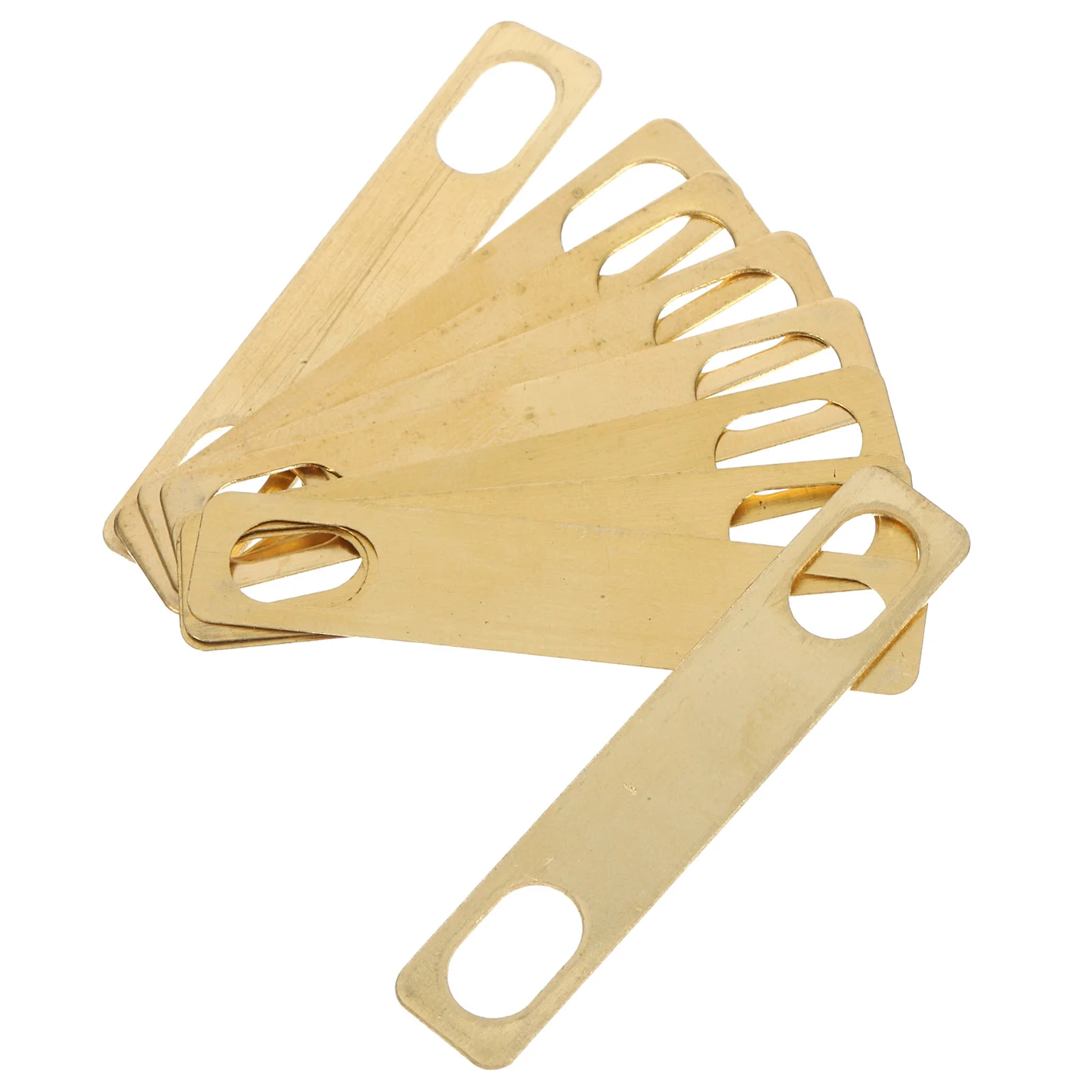 10 Pcs Setup Guitar Reinforcement Plate Accessories Heightening Gasket Baffle Bass Copper
10 Pcs Setup Guitar Reinforcement Plate Accessories Heightening Gasket Baffle Bass Copper