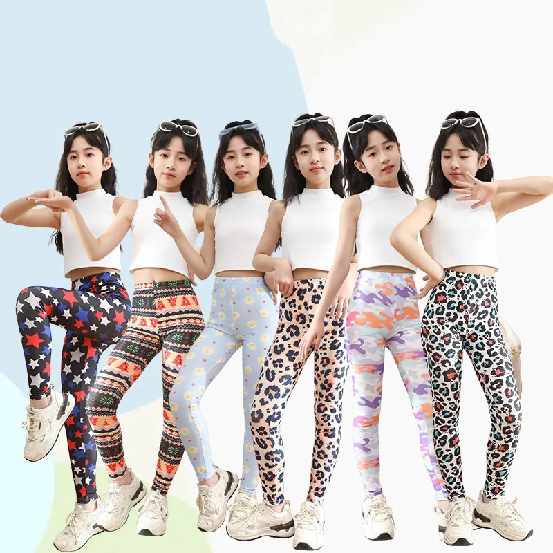Cute Girls Leggings Spring Autumn Solid & Printing Flower Pants Sweet Girl Pencil Pants Kids Trousers Children Clothing
Cute Girls Leggings Spring Autumn Solid & Printing Flower Pants Sweet Girl Pencil Pants Kids Trousers Children Clothing