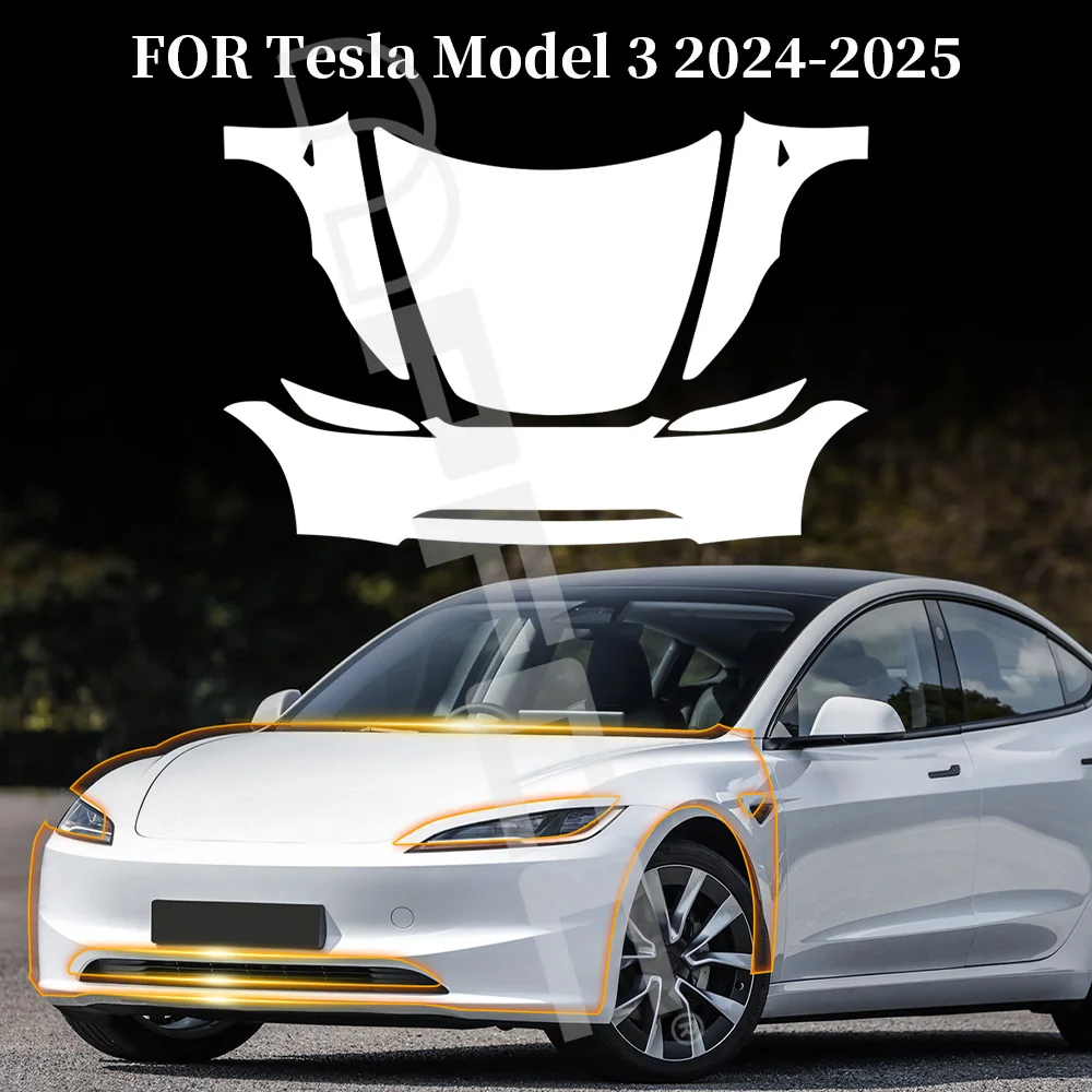 For Tesla Model 3 2024 2025 9Mil TPU Paint Protection Film Anti-scratch Clear Bra Car Body Pre-Cut PPF Resistant Invisible Kit
For Tesla Model 3 2024 2025 9Mil TPU Paint Protection Film Anti-scratch Clear Bra Car Body Pre-Cut PPF Resistant Invisible Kit
