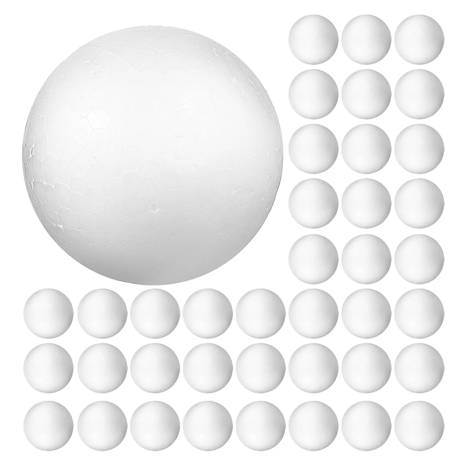 80Pcs Creative DIY Foam Balls White Smooth Polystyrene Spheres for Wedding Table Centerpiece Holiday Craft Projects School Art
80Pcs Creative DIY Foam Balls White Smooth Polystyrene Spheres for Wedding Table Centerpiece Holiday Craft Projects School Art