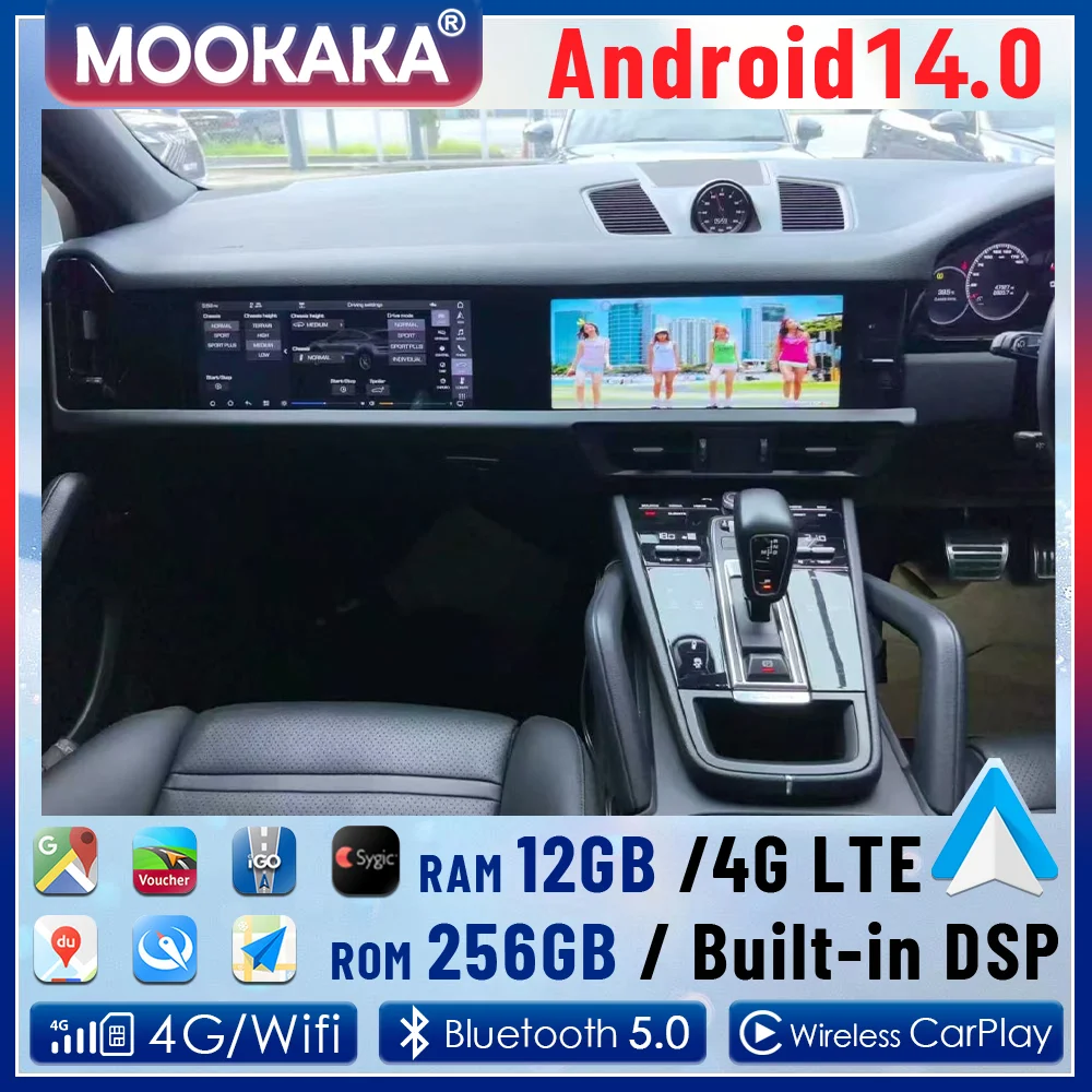 Android Auto Carplay 24.6" Screen For Porsche Panamare 2018-2023 Car Radio GPS Navigation Multimedia Player Head Unit RHD & LHD
Android Auto Carplay 24.6" Screen For Porsche Panamare 2018-2023 Car Radio GPS Navigation Multimedia Player Head Unit RHD & LHD