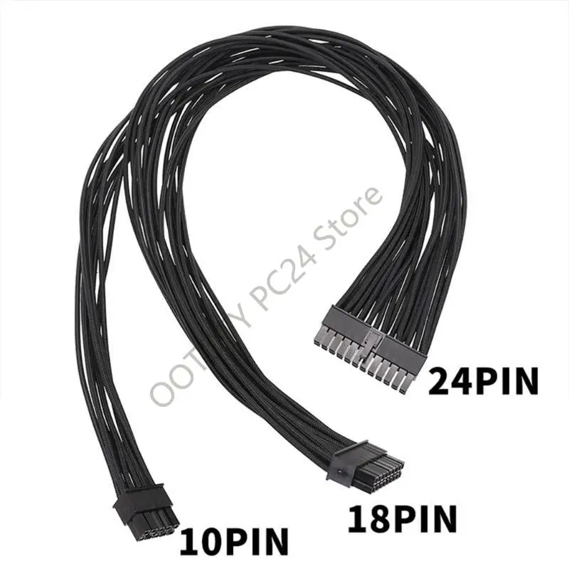 H7BA Эффективный 18AWG 10PIN + от 18 до 24PIN Черный плоский модульный кабель для компьютерного источника питания длиной 60 см
H7BA Эффективный 18AWG 10PIN + от 18 до 24PIN Черный плоский модульный кабель для компьютерного источника питания длиной 60 см