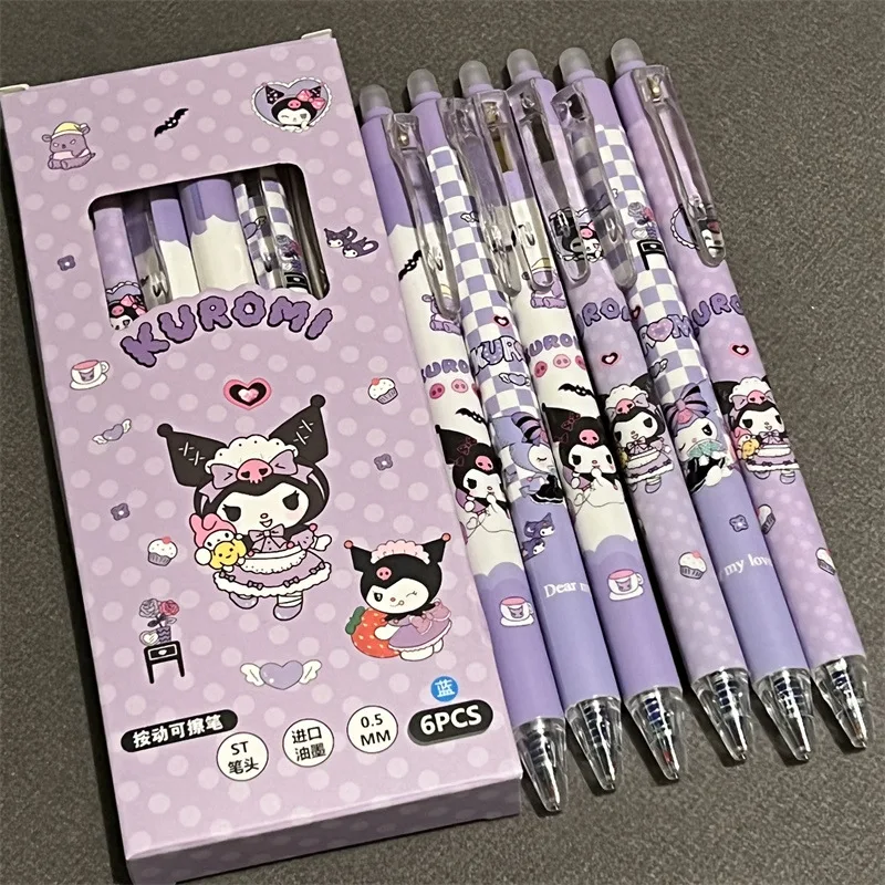 Sanrio Kuromi Push-to-erase Cartoon Elementary School Student Moyee Eraser High-value Neutral Pen 0.5 Blue Pen Gift for Girls
Sanrio Kuromi Push-to-erase Cartoon Elementary School Student Moyee Eraser High-value Neutral Pen 0.5 Blue Pen Gift for Girls